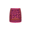 Tie Wrap Mini Skirt - Whiskey Waves