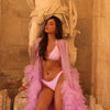 Decorative Minimal Cheeky Bikini Bottom - Lilac Love