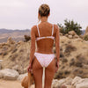 Double Ruffle Underwire Bikini Top - Rosie Posie