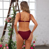 Underwire Triangle D+ Cup Bikini Top - Sangria
