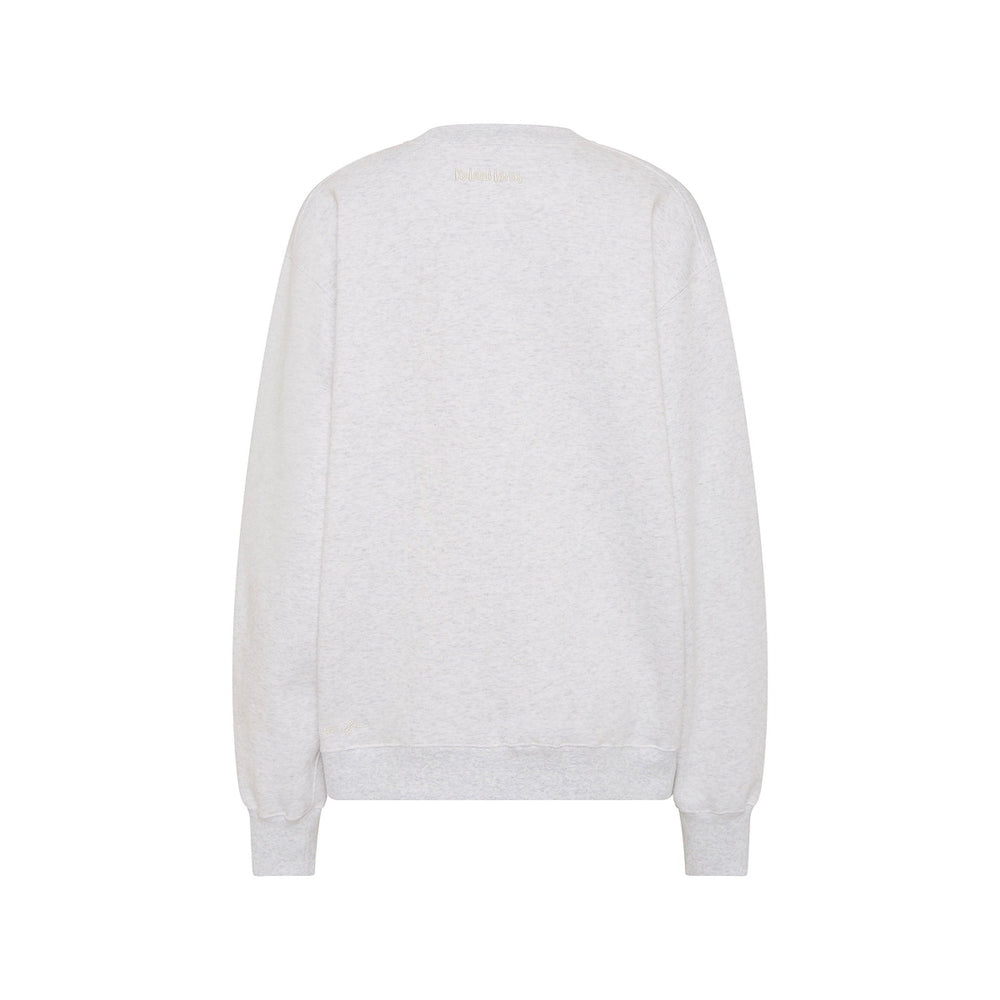 Unisex Crew Neck Sweater - Silver Stone