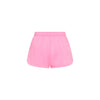 Embroidered Track Shorts - Powder Puff