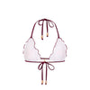 Lettuce Edge Bralette Bikini Top - Peachy Posie