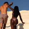 Thong Tie Side Bikini Bottom - Midnight Glow