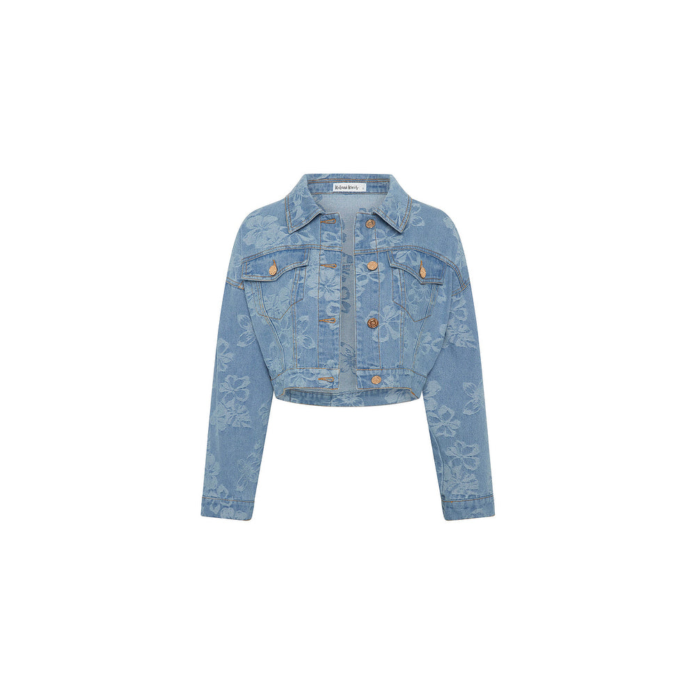 Cropped Denim Jacket - Dixie Denim