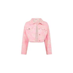 Cropped Denim Jacket - Pixie Denim