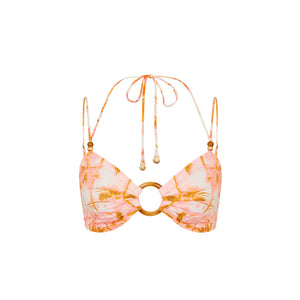 Ring Tie Crop Top - Wild Skies