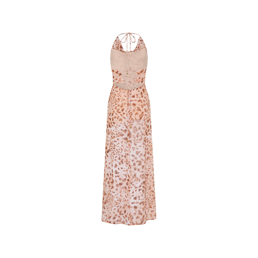Chiffon Tie Maxi Dress - Cosmic Cowgirl
