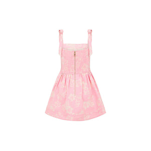 Ruffle Corset Mini Dress - Pixie Denim