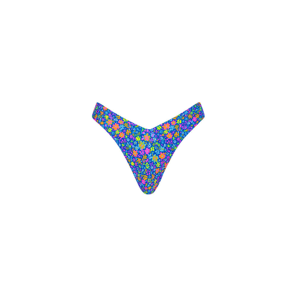 Y Cheeky Bikini Bottom - Electric Bloom
