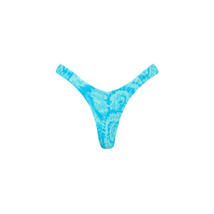 Retro Y Thong Bikini Bottom - Starry Seas