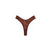 High Leg Thong Bikini Bottom - Wild Rose