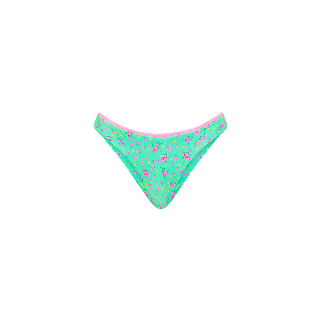 Decorative Full Coverage Bikini Bottom - Mint Macaron
