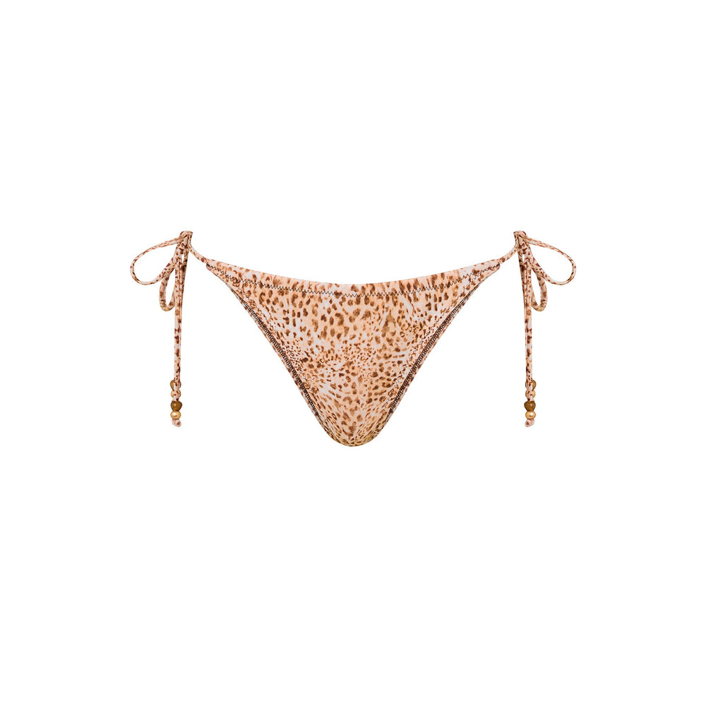 Full Coverage Tie Bikini Bottom - Wild Skies