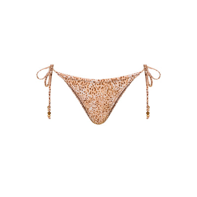 Full Coverage Tie Bikini Bottom - Wild Skies