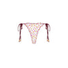 Lettuce Edge Thong Tie Bikini Bottom - Rosie Posie