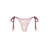 Lettuce Edge Thong Tie Bikini Bottom - Rosie Posie