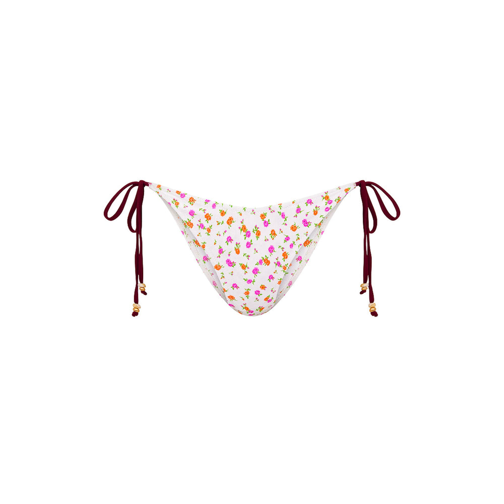 Dipped Cheeky Tie Bikini Bottom - Rosie Posie