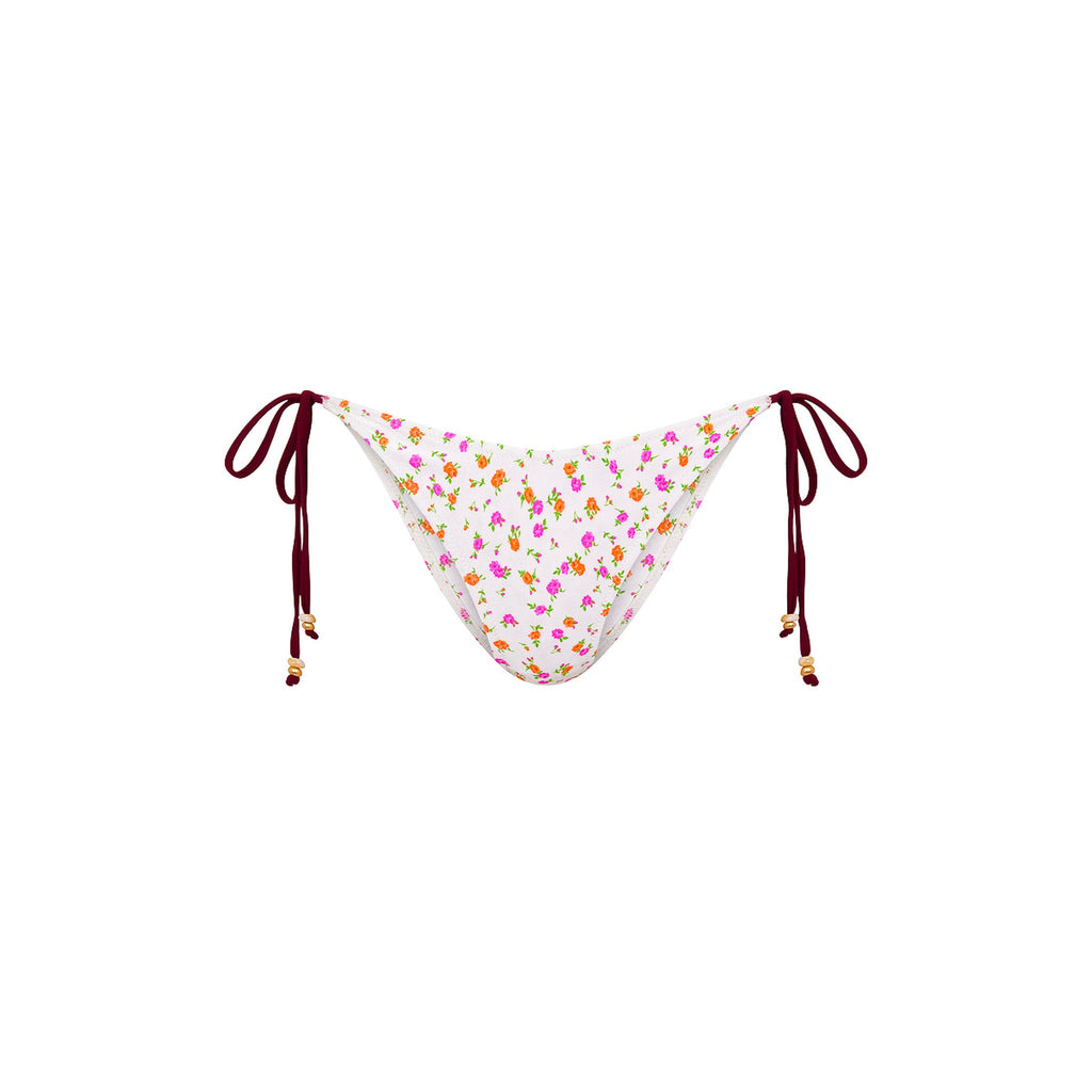 Dipped Cheeky Tie Bikini Bottom - Rosie Posie