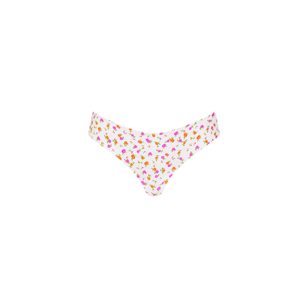 Lettuce Frill Thong Bikini Bottom - Rosie Posie