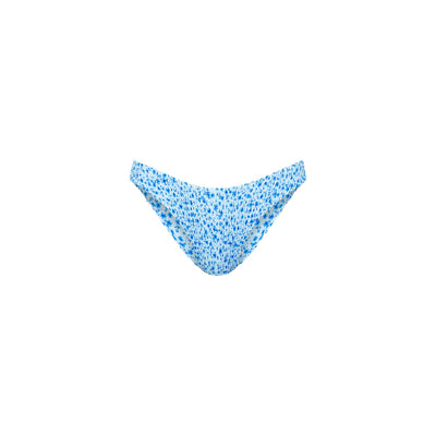 Shirred Minimal Full Coverage Bikini Bottom - Dream Flower