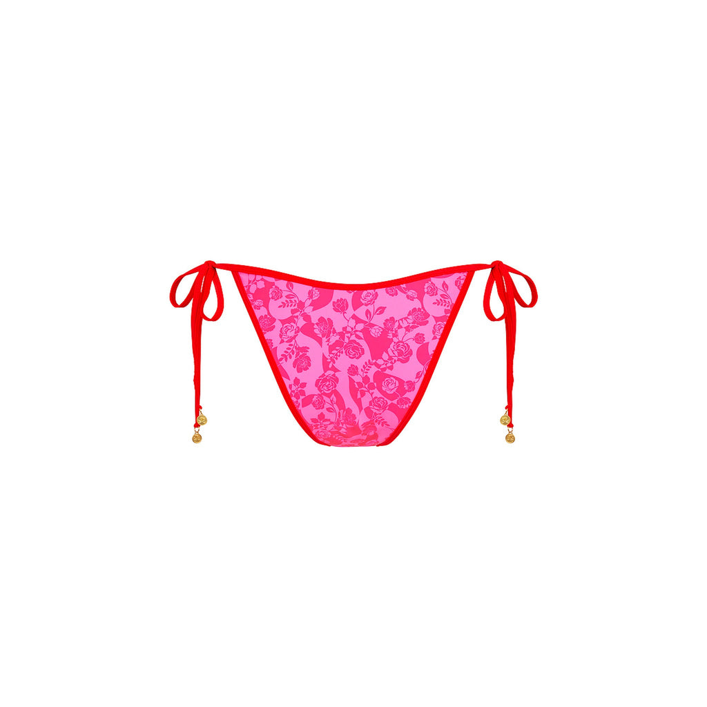 Bind Dipped Cheeky Tie Bikini Bottom - Hearts Collide