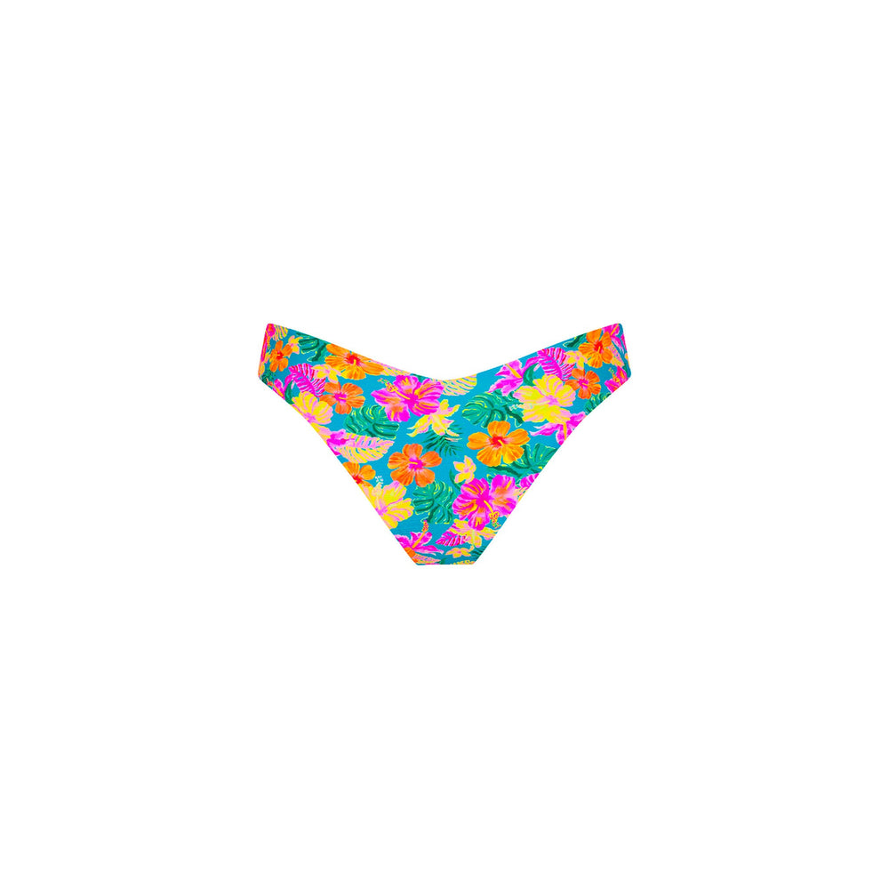 Cheeky V Bikini Bottom - Paradise Pop