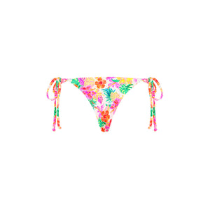 Thong Tie Side Bikini Bottom - Island Escape