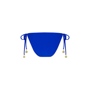 Full Coverage Tie Bikini Bottom - Blue Lagoon