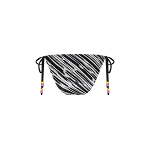 Full Coverage Tie Bikini Bottom - Wild Honey