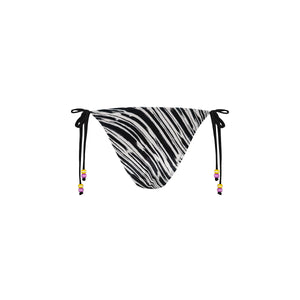 Ring Cheeky Tie Bikini Bottom - Wild Honey