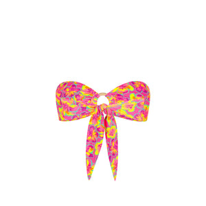Strapless Bandeau Bikini Top - Sun Pop