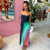 Chiffon Maxi Dress - Spellbound Swirl