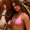 Classic Tie Halter Bikini Top - Starlight Saloon