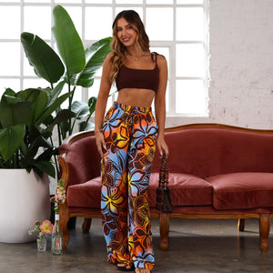 Drawstring Resort Pants - Frangipani Fizz