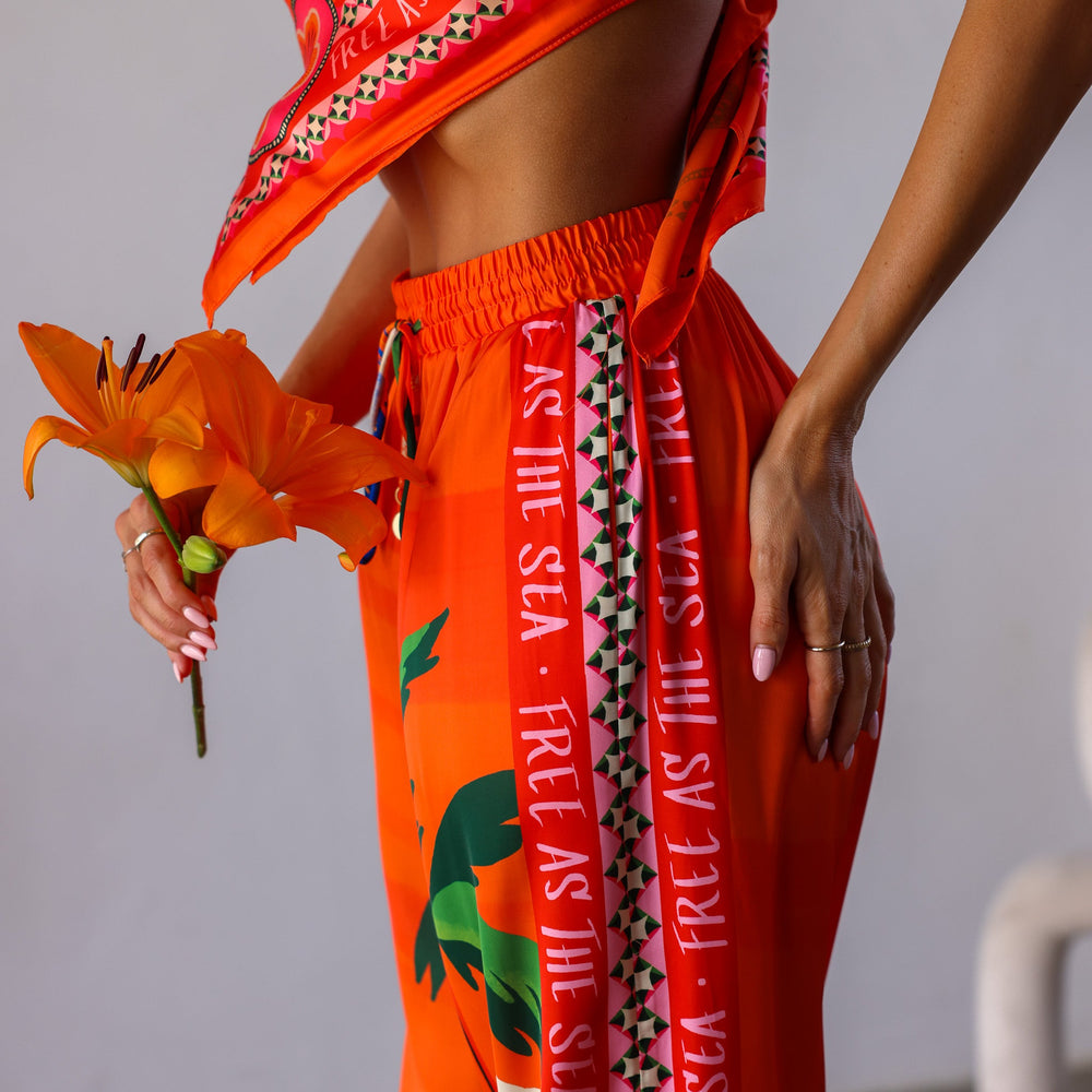 Drawstring Resort Pants - Golden Daze