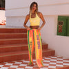 Drawstring Resort Pants - Sunshine Lover