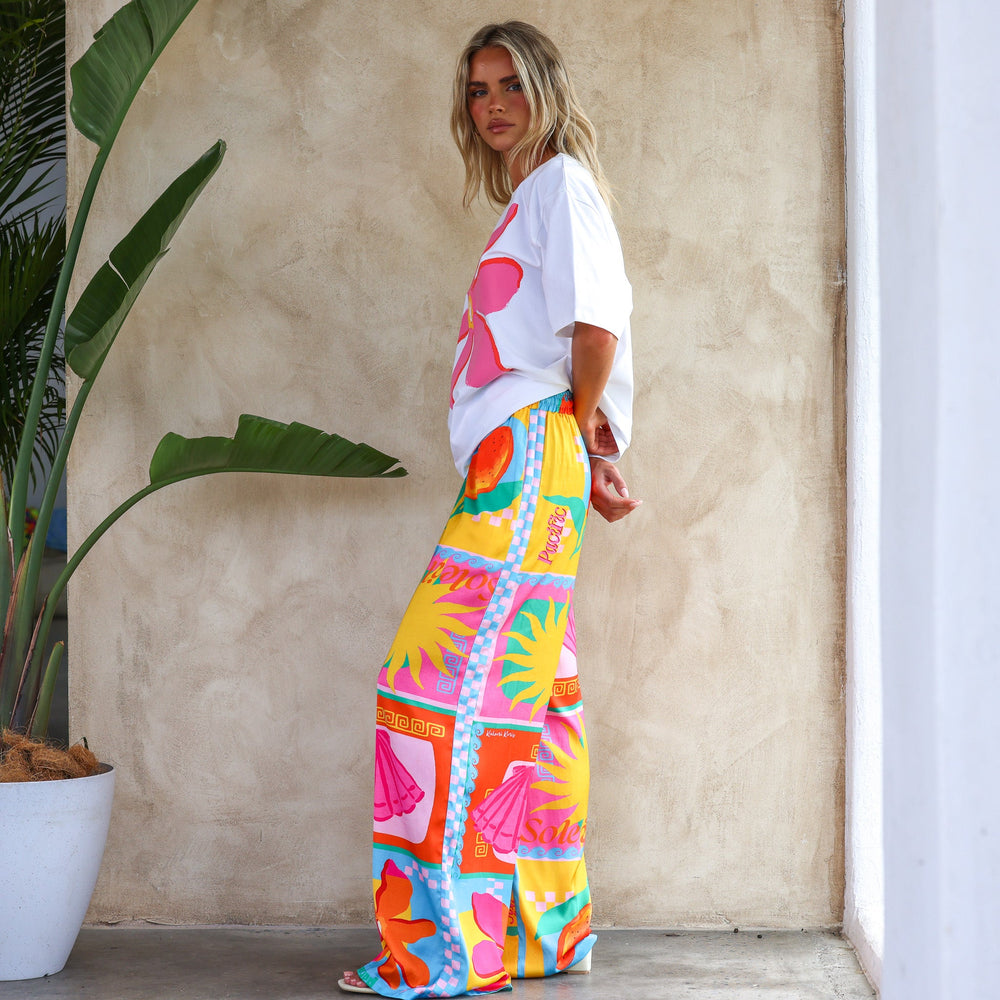 Drawstring Resort Pants - Sunkissed Coast