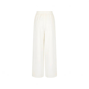 Drawstring Summer Pants - Whipped White