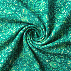 Soft Knot Halter Bikini Top - Emerald Aura