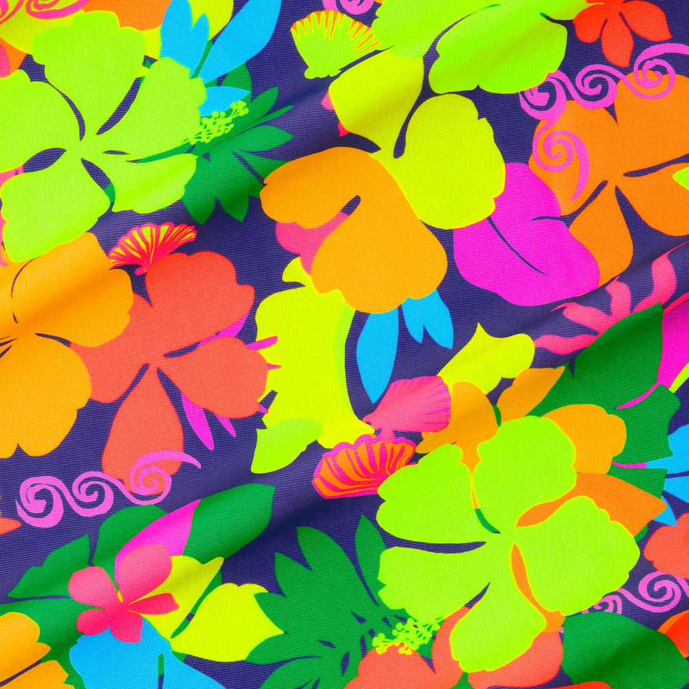 Retro Y Thong Bikini Bottom - Neon Sunset