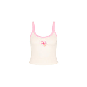 Scoop Printed Tank - Hibiscus Paradise