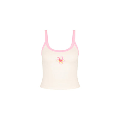 Scoop Printed Tank - Hibiscus Paradise