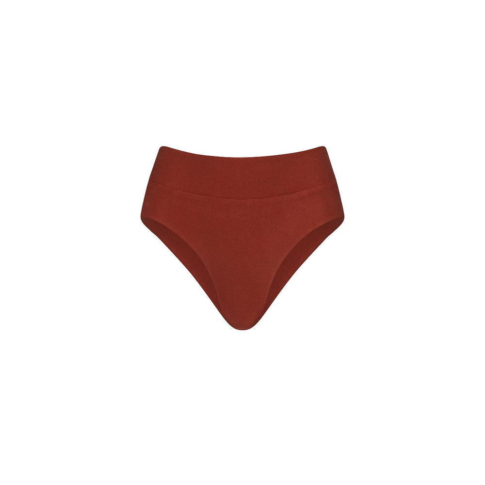 High Hip Cheeky Bikini Bottom - Cinnamon Sugar
