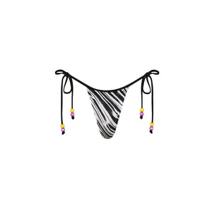 Micro Thong Tie Side Bikini Bottom - Wild Honey