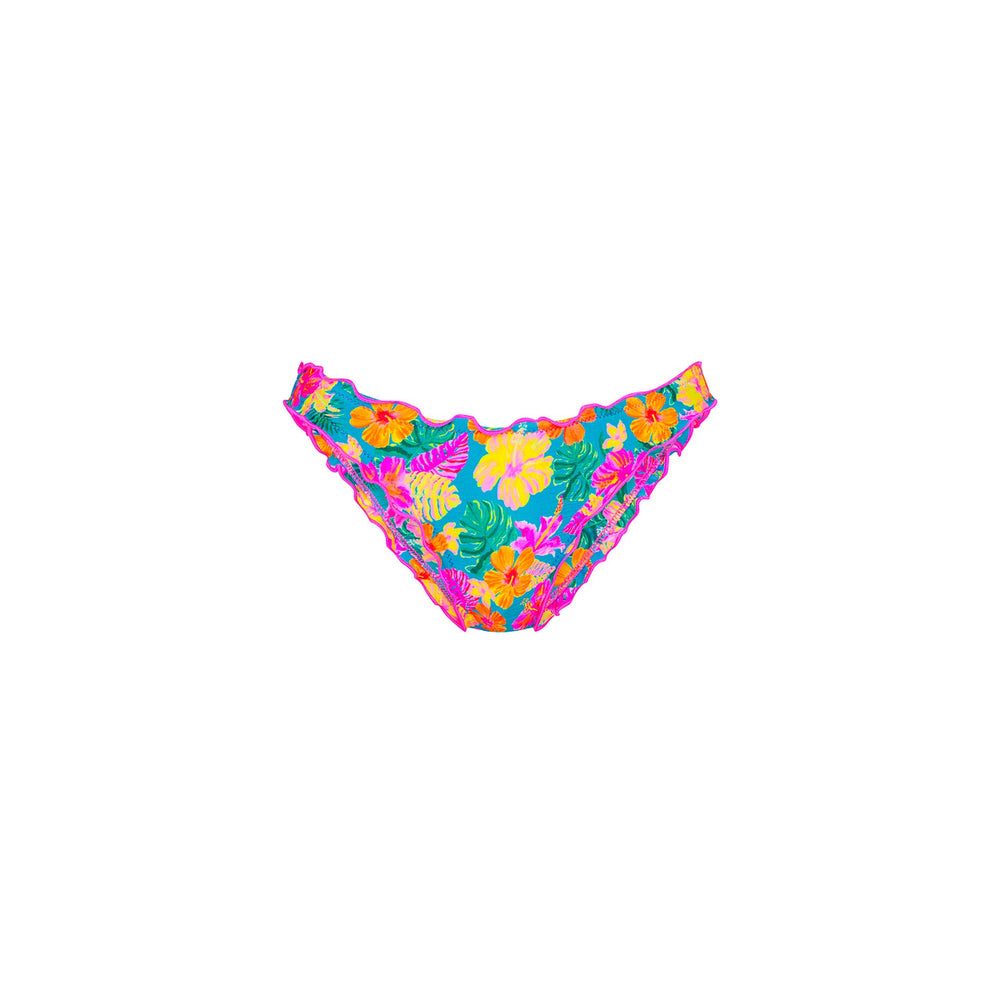 Lettuce Edge Full Coverage Bikini Bottom - Paradise Pop