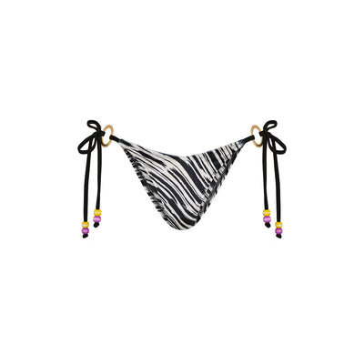 Ring Cheeky Tie Bikini Bottom - Wild Honey