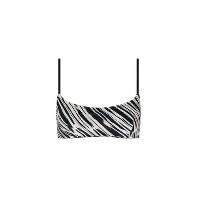 Invisible Underwire Crop Bikini Top - Wild Honey