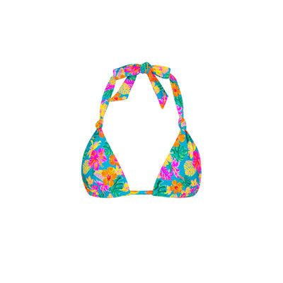Soft Knot Halter Bikini Top - Paradise Pop