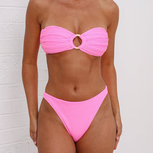 Strapless Bandeau Bikini Top - Fairy Floss